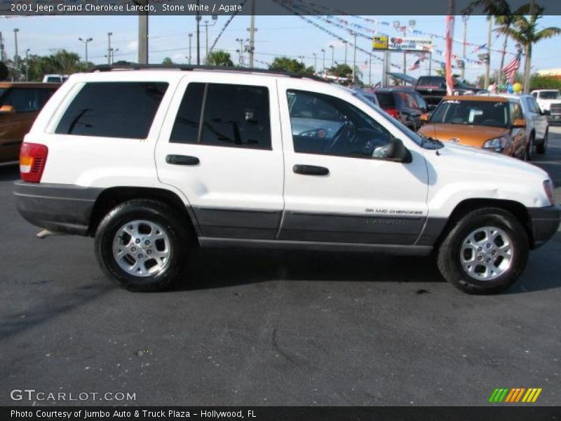 Stone White / Agate 2001 Jeep Grand Cherokee Laredo
