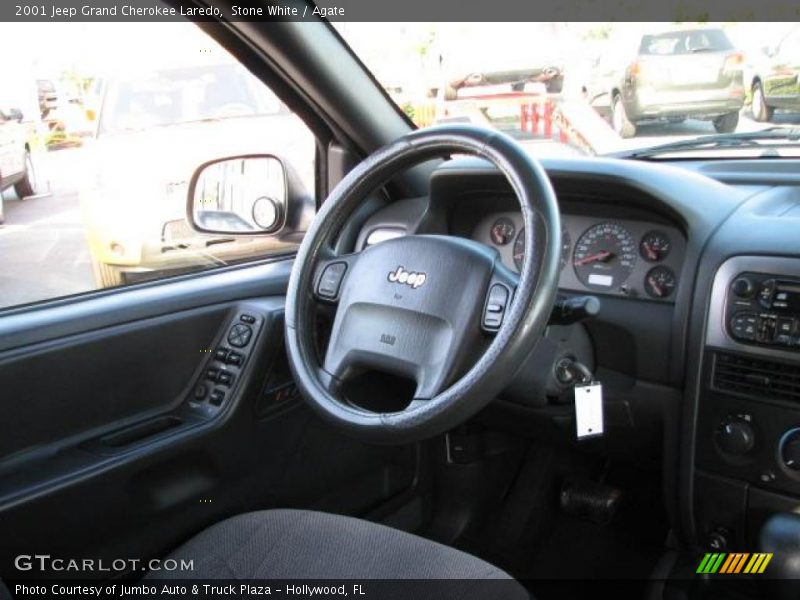 Stone White / Agate 2001 Jeep Grand Cherokee Laredo