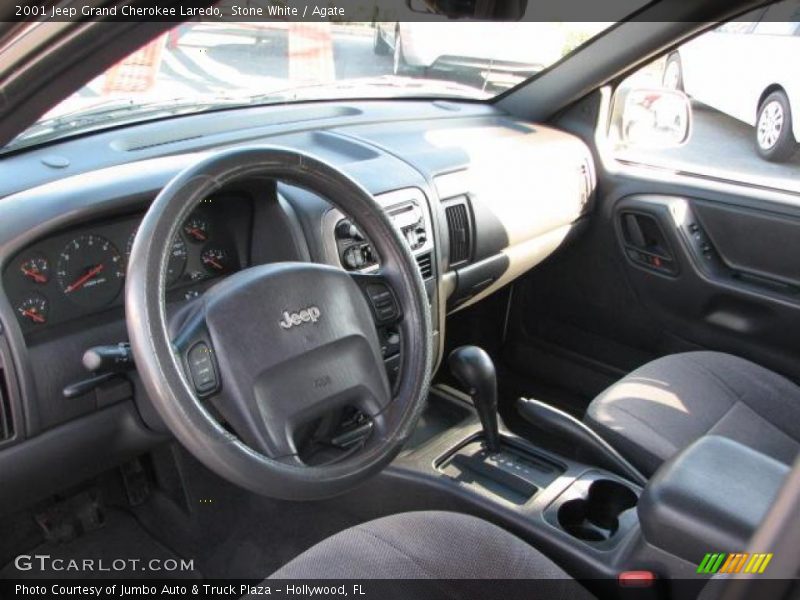 Stone White / Agate 2001 Jeep Grand Cherokee Laredo