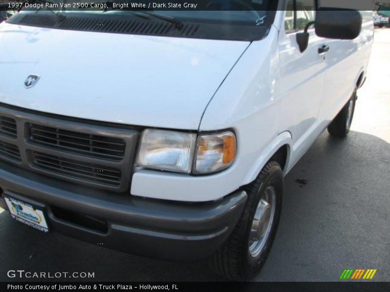 Bright White / Dark Slate Gray 1997 Dodge Ram Van 2500 Cargo