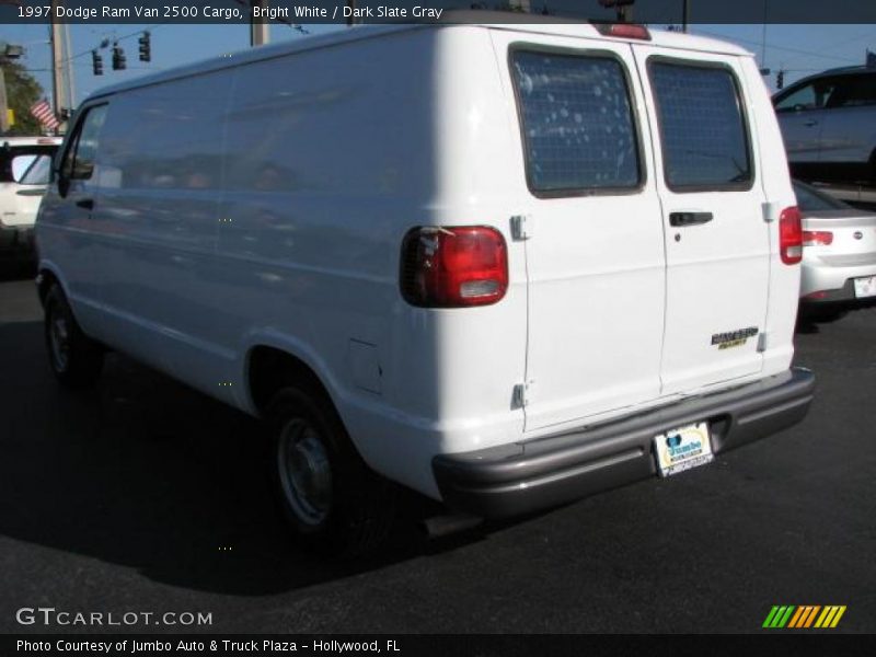 Bright White / Dark Slate Gray 1997 Dodge Ram Van 2500 Cargo