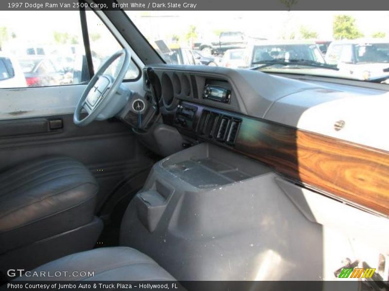 Bright White / Dark Slate Gray 1997 Dodge Ram Van 2500 Cargo