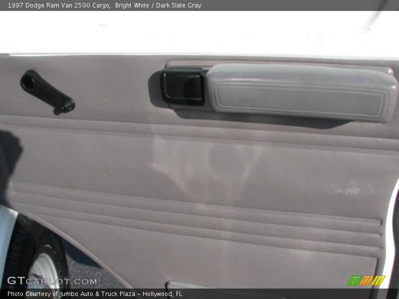Bright White / Dark Slate Gray 1997 Dodge Ram Van 2500 Cargo