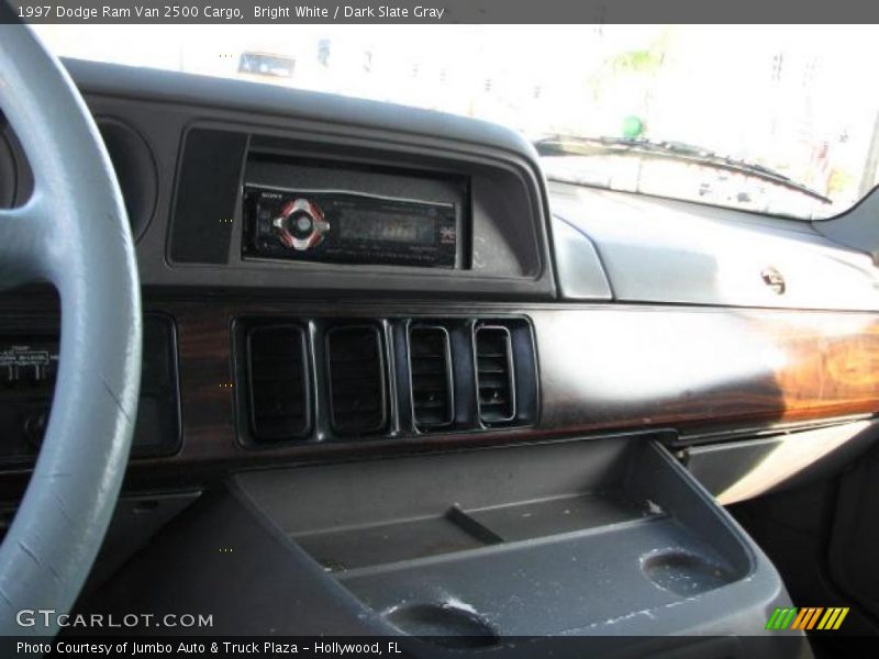 Bright White / Dark Slate Gray 1997 Dodge Ram Van 2500 Cargo