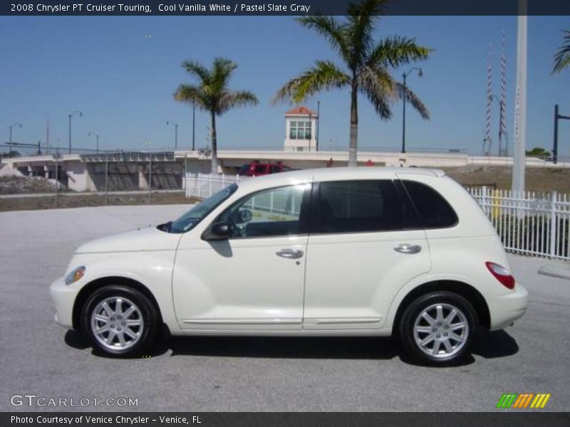 Cool Vanilla White / Pastel Slate Gray 2008 Chrysler PT Cruiser Touring