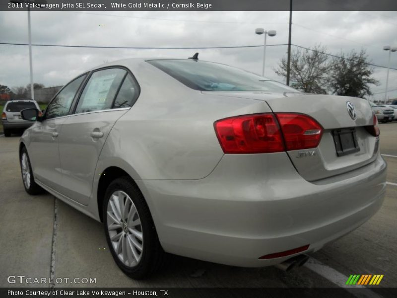 White Gold Metallic / Cornsilk Beige 2011 Volkswagen Jetta SEL Sedan