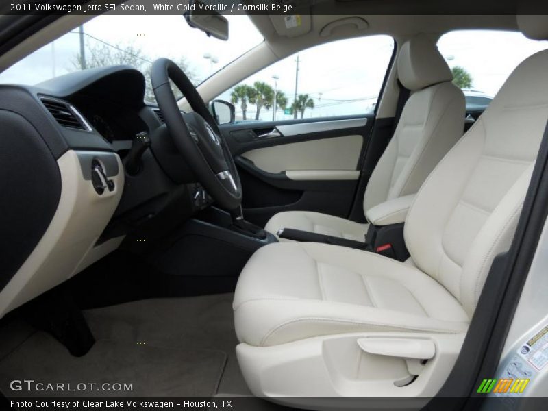 White Gold Metallic / Cornsilk Beige 2011 Volkswagen Jetta SEL Sedan