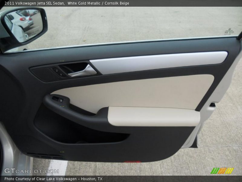 White Gold Metallic / Cornsilk Beige 2011 Volkswagen Jetta SEL Sedan