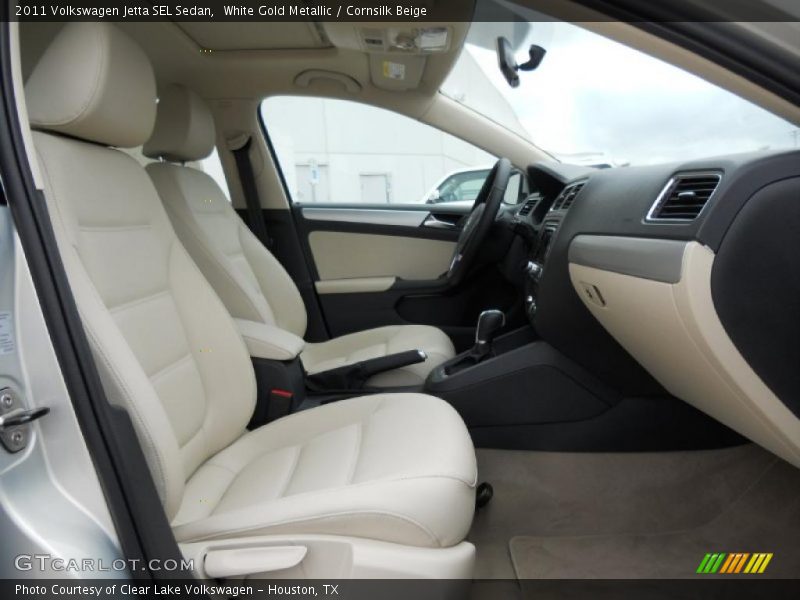 White Gold Metallic / Cornsilk Beige 2011 Volkswagen Jetta SEL Sedan
