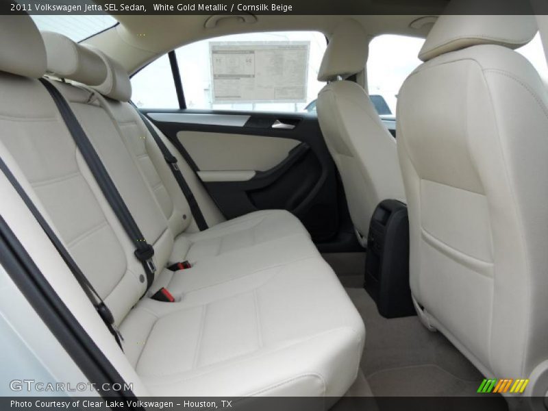 White Gold Metallic / Cornsilk Beige 2011 Volkswagen Jetta SEL Sedan