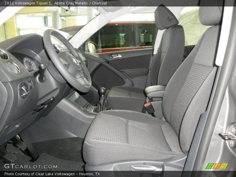  2011 Tiguan S Charcoal Interior