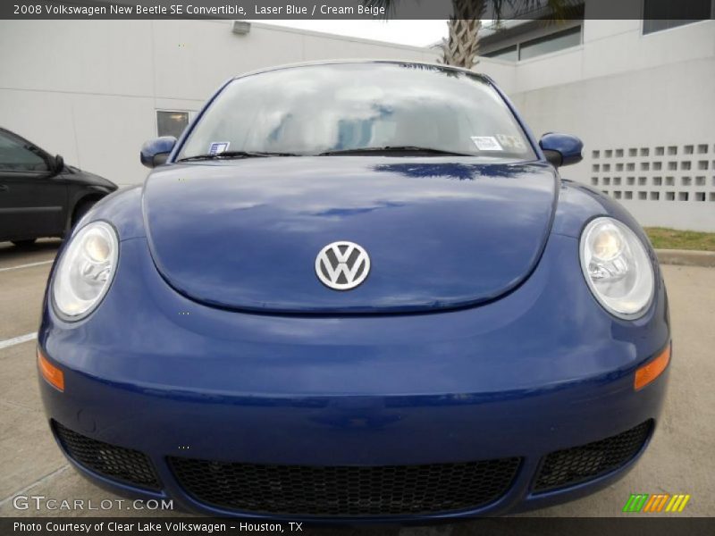 Laser Blue / Cream Beige 2008 Volkswagen New Beetle SE Convertible