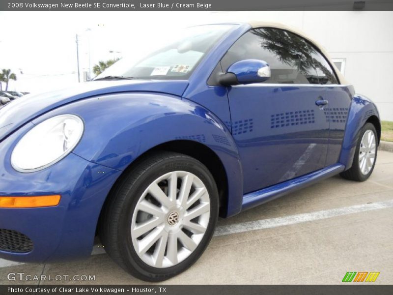 Laser Blue / Cream Beige 2008 Volkswagen New Beetle SE Convertible