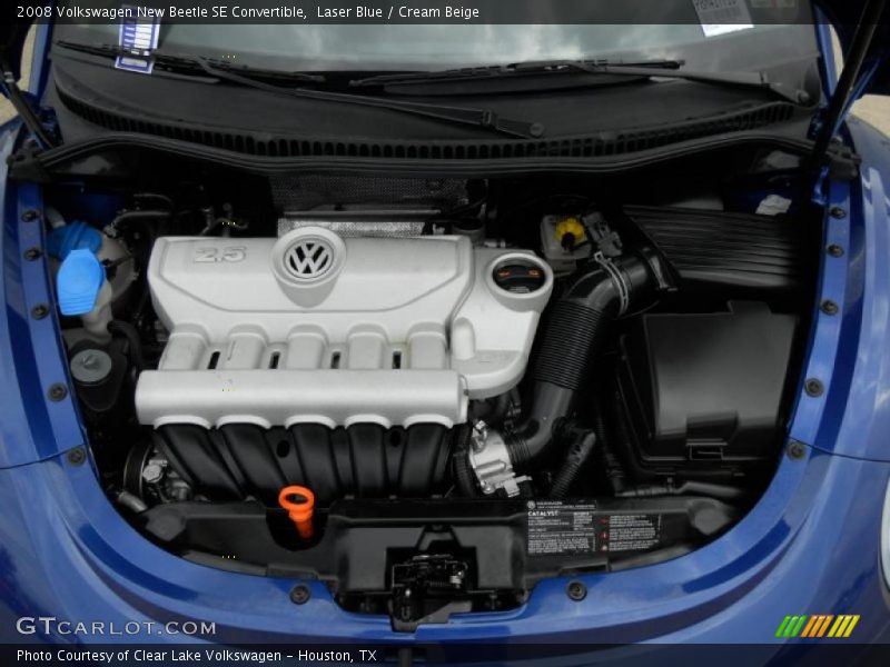 Laser Blue / Cream Beige 2008 Volkswagen New Beetle SE Convertible
