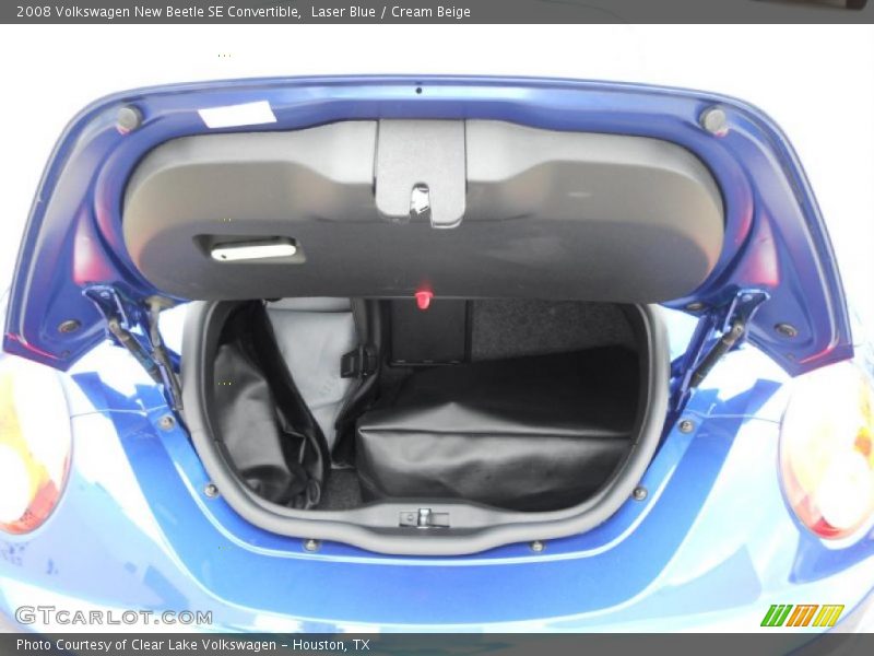 Laser Blue / Cream Beige 2008 Volkswagen New Beetle SE Convertible