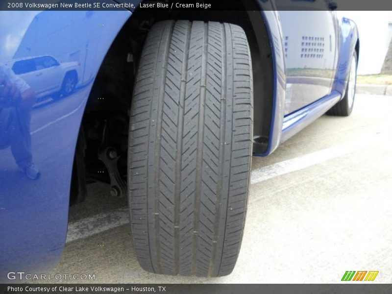 Laser Blue / Cream Beige 2008 Volkswagen New Beetle SE Convertible