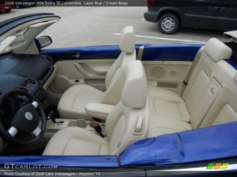 Laser Blue / Cream Beige 2008 Volkswagen New Beetle SE Convertible