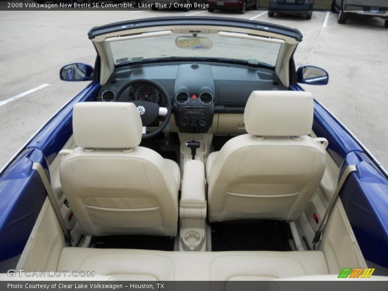 Laser Blue / Cream Beige 2008 Volkswagen New Beetle SE Convertible