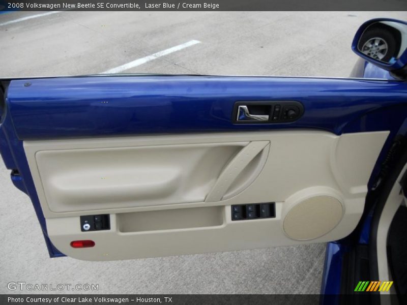 Laser Blue / Cream Beige 2008 Volkswagen New Beetle SE Convertible
