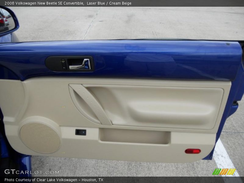 Laser Blue / Cream Beige 2008 Volkswagen New Beetle SE Convertible