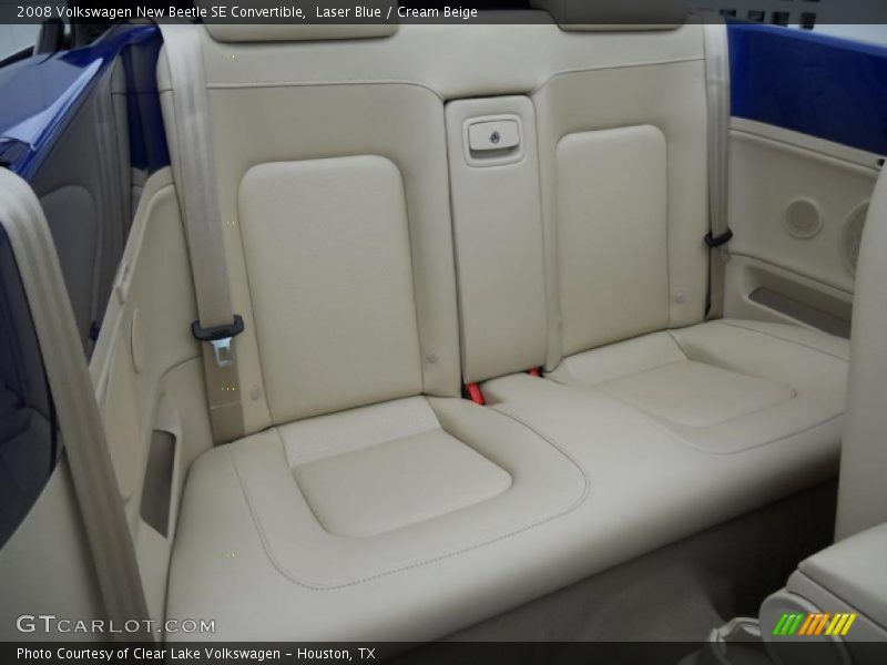 Laser Blue / Cream Beige 2008 Volkswagen New Beetle SE Convertible