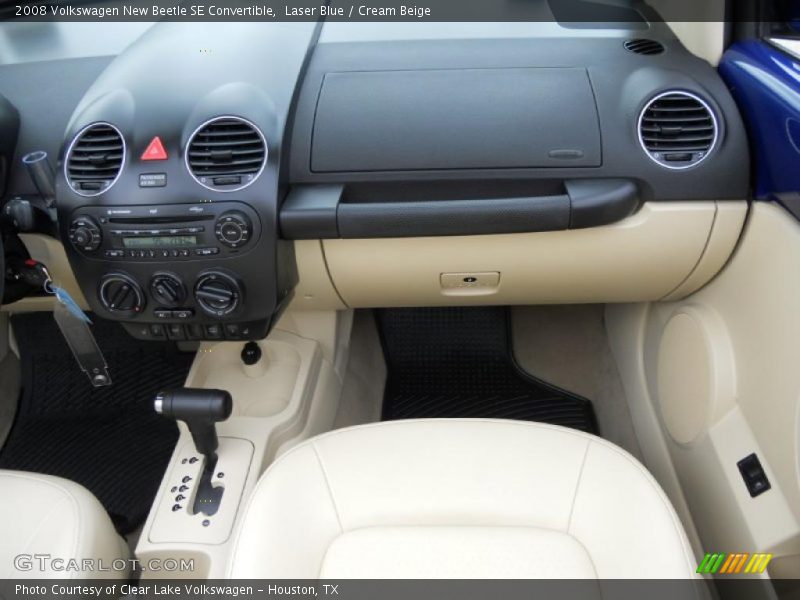 Laser Blue / Cream Beige 2008 Volkswagen New Beetle SE Convertible