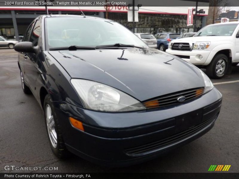 Twilight Blue Metallic / Medium Graphite 2004 Ford Focus ZTS Sedan