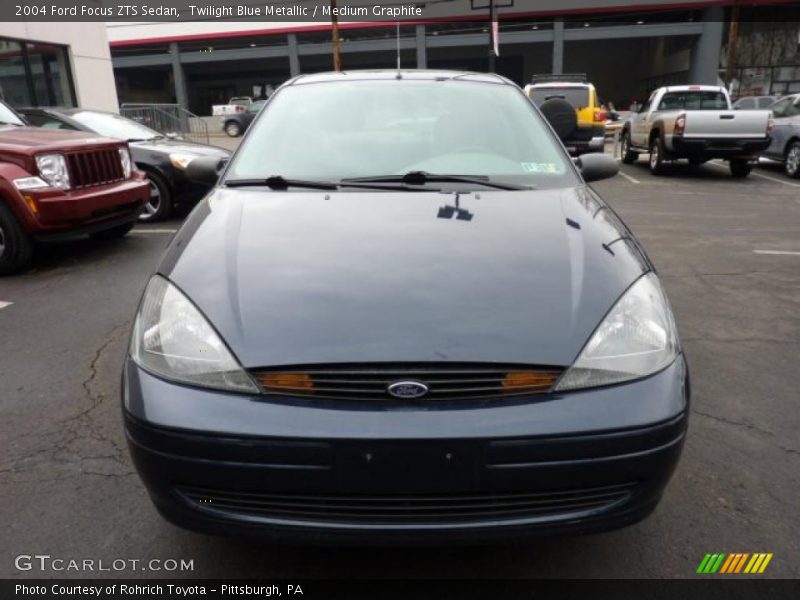 Twilight Blue Metallic / Medium Graphite 2004 Ford Focus ZTS Sedan