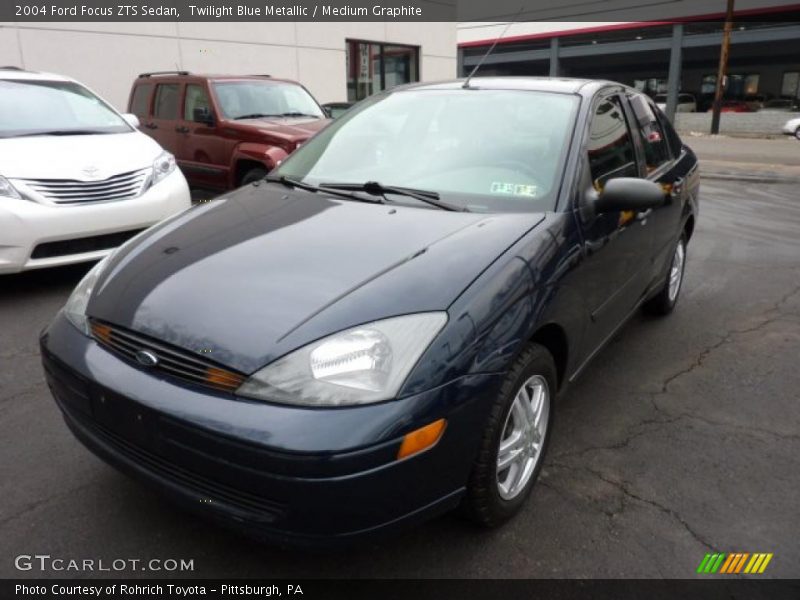 Twilight Blue Metallic / Medium Graphite 2004 Ford Focus ZTS Sedan