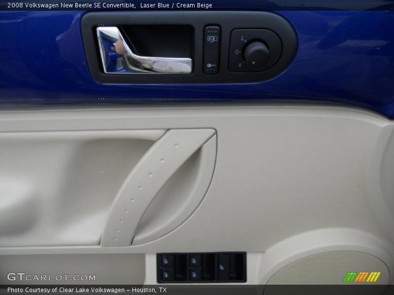 Laser Blue / Cream Beige 2008 Volkswagen New Beetle SE Convertible