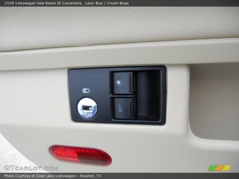 Laser Blue / Cream Beige 2008 Volkswagen New Beetle SE Convertible