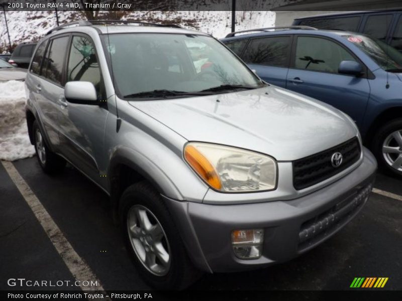 Titanium / Gray 2001 Toyota RAV4 4WD