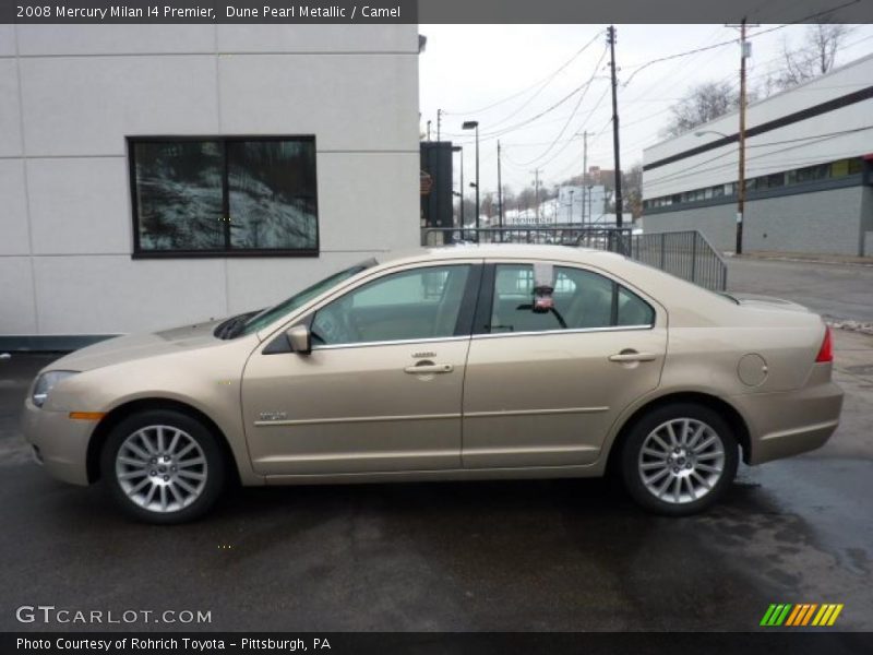 Dune Pearl Metallic / Camel 2008 Mercury Milan I4 Premier