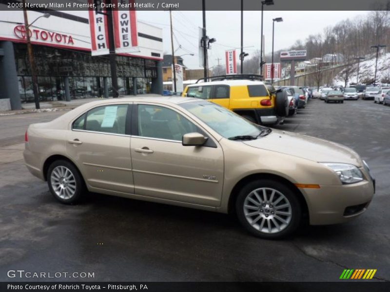 Dune Pearl Metallic / Camel 2008 Mercury Milan I4 Premier