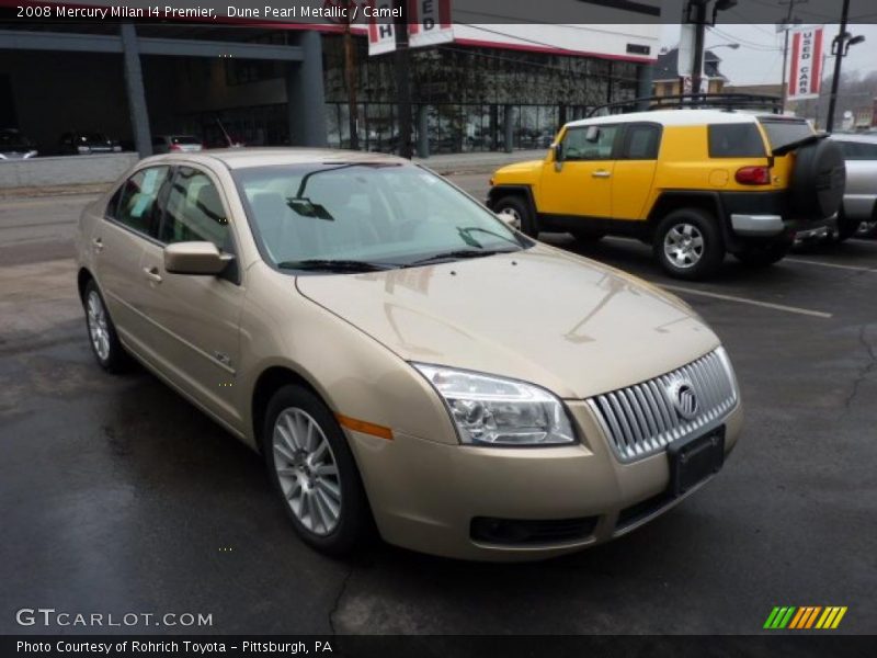 Dune Pearl Metallic / Camel 2008 Mercury Milan I4 Premier