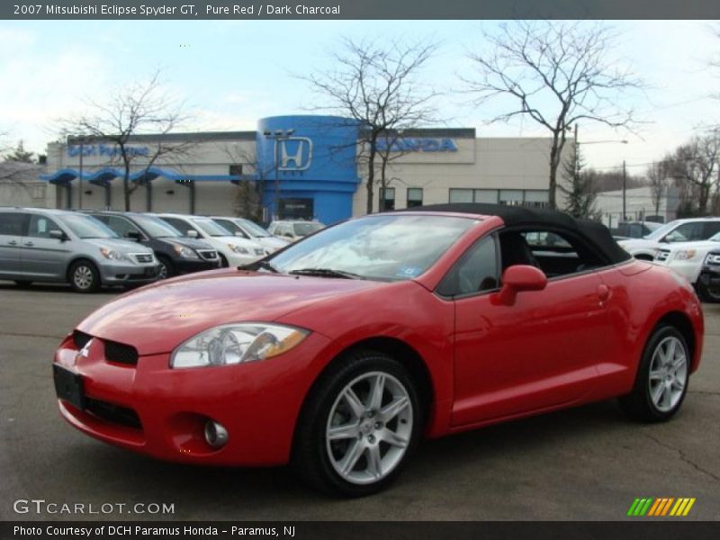 Pure Red / Dark Charcoal 2007 Mitsubishi Eclipse Spyder GT
