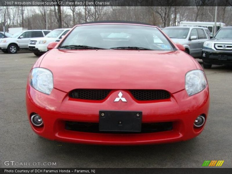 Pure Red / Dark Charcoal 2007 Mitsubishi Eclipse Spyder GT