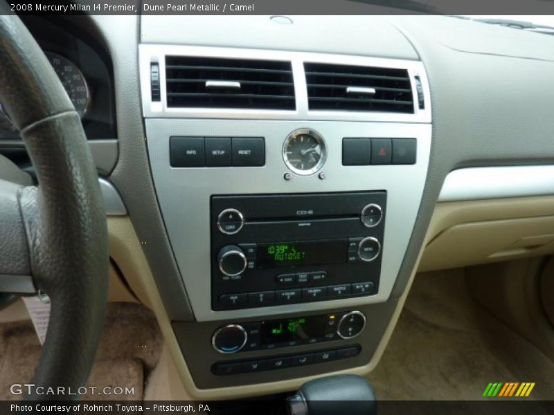 Dune Pearl Metallic / Camel 2008 Mercury Milan I4 Premier