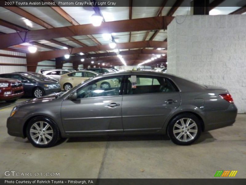 Phantom Gray Pearl / Light Gray 2007 Toyota Avalon Limited