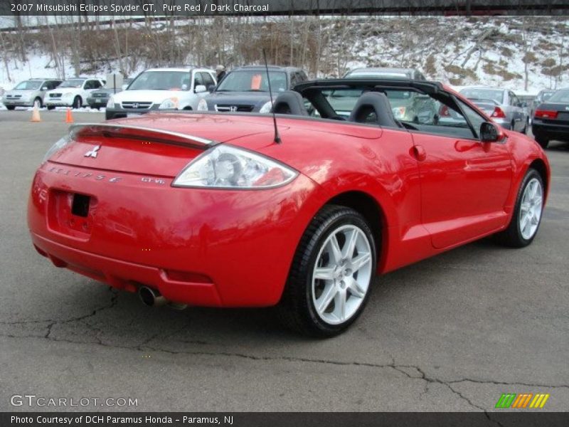 Pure Red / Dark Charcoal 2007 Mitsubishi Eclipse Spyder GT