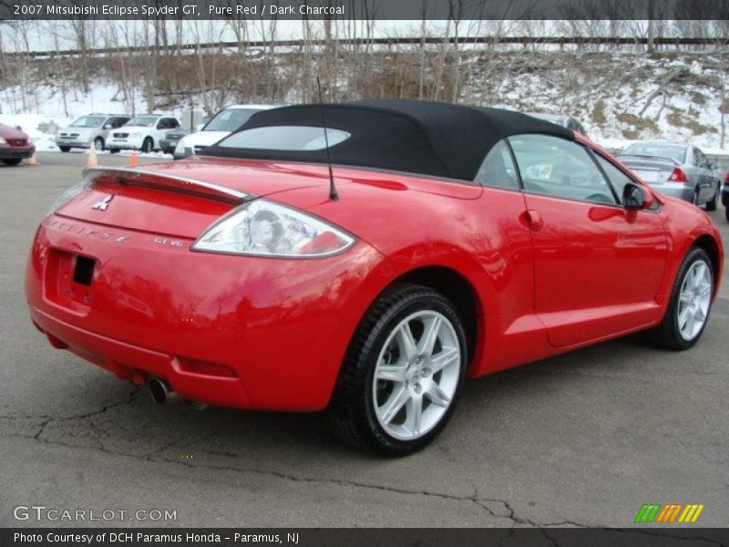 Pure Red / Dark Charcoal 2007 Mitsubishi Eclipse Spyder GT