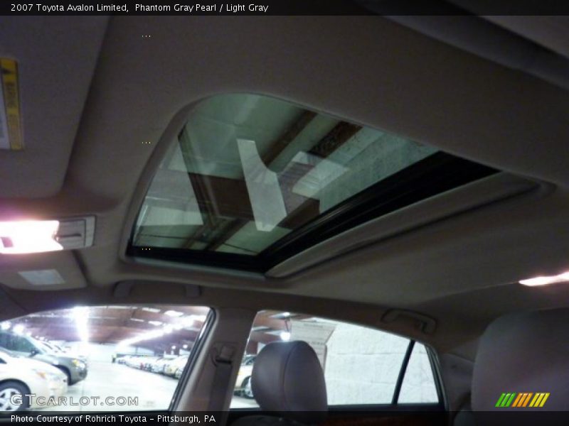 Phantom Gray Pearl / Light Gray 2007 Toyota Avalon Limited