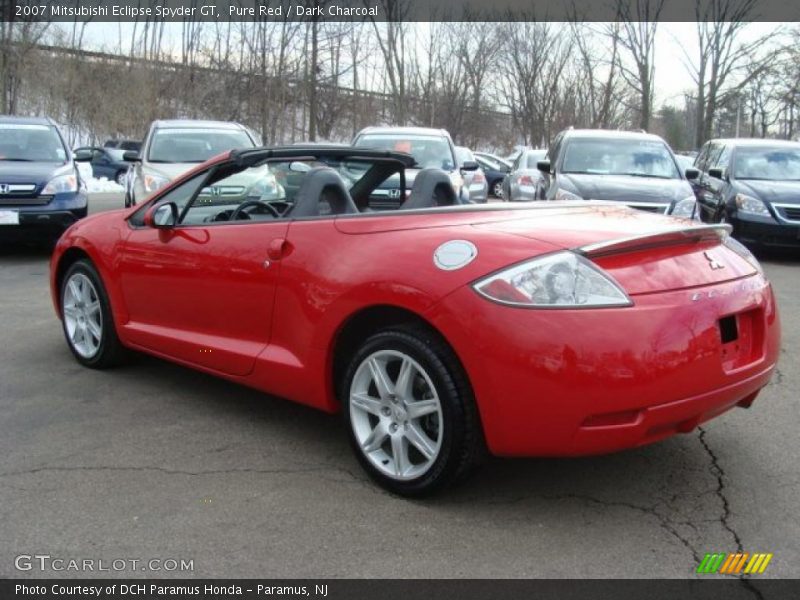 Pure Red / Dark Charcoal 2007 Mitsubishi Eclipse Spyder GT