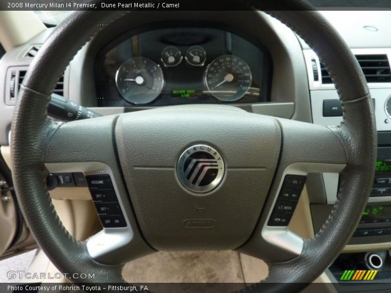 Dune Pearl Metallic / Camel 2008 Mercury Milan I4 Premier