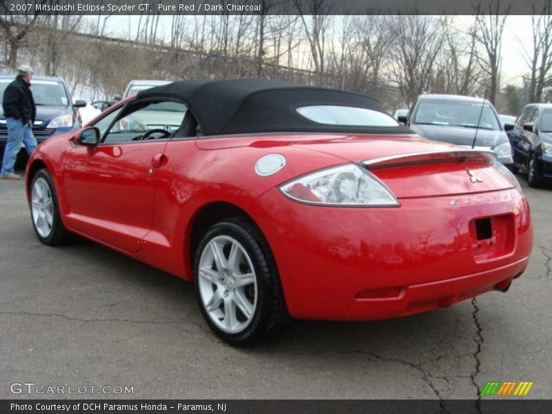 Pure Red / Dark Charcoal 2007 Mitsubishi Eclipse Spyder GT
