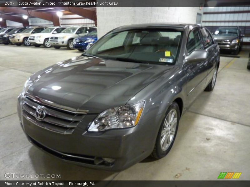 Phantom Gray Pearl / Light Gray 2007 Toyota Avalon Limited