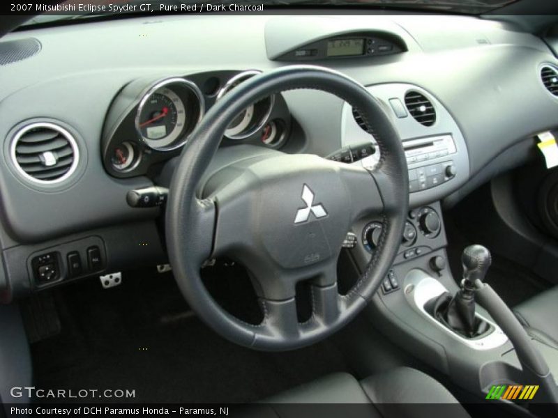 Pure Red / Dark Charcoal 2007 Mitsubishi Eclipse Spyder GT