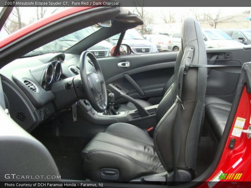 Pure Red / Dark Charcoal 2007 Mitsubishi Eclipse Spyder GT
