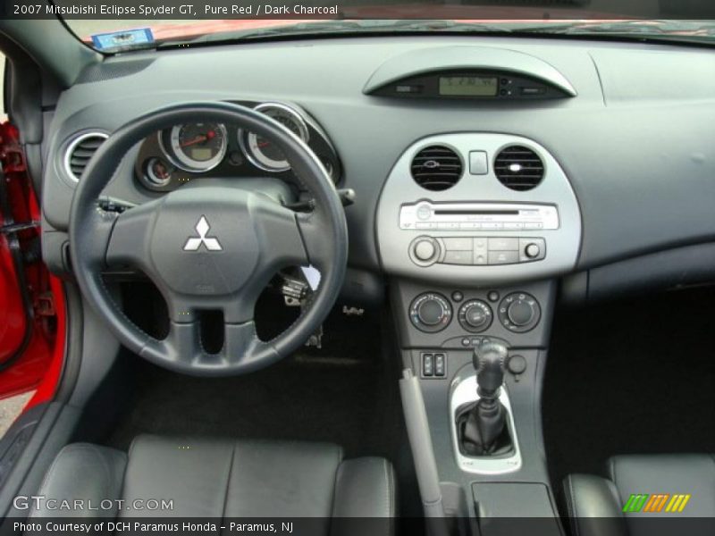 Pure Red / Dark Charcoal 2007 Mitsubishi Eclipse Spyder GT