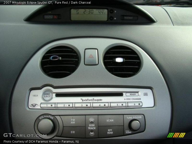 Pure Red / Dark Charcoal 2007 Mitsubishi Eclipse Spyder GT